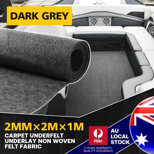 Carpet Underlay Marine Boat Deck Garage Flooring Felt Trunk Lining Outdoor Cover