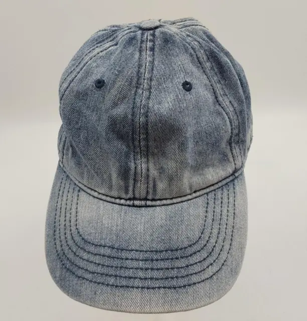 Time and Tru Blue Denim Unisex Baseball Cap - One Size Fits All | Brand New