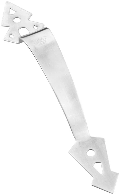 Stanley S808-907 Satin Stainless Steel 11" Heavy Duty Ornamental Gate Door Pull