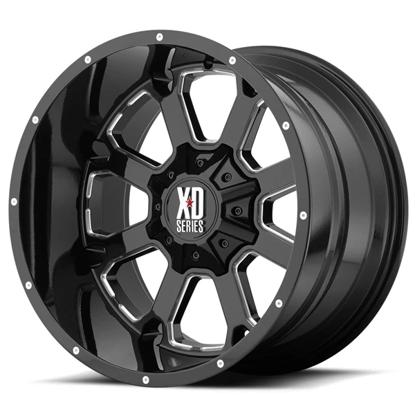 20 INCH BLACK Wheels Rims LIFTED Dodge RAM 2500 3500 XD Series XD825 ...