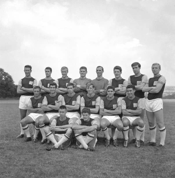 SOCCER - WEST Ham United V West Bromwich Clive Clark 1960s Old Photo
