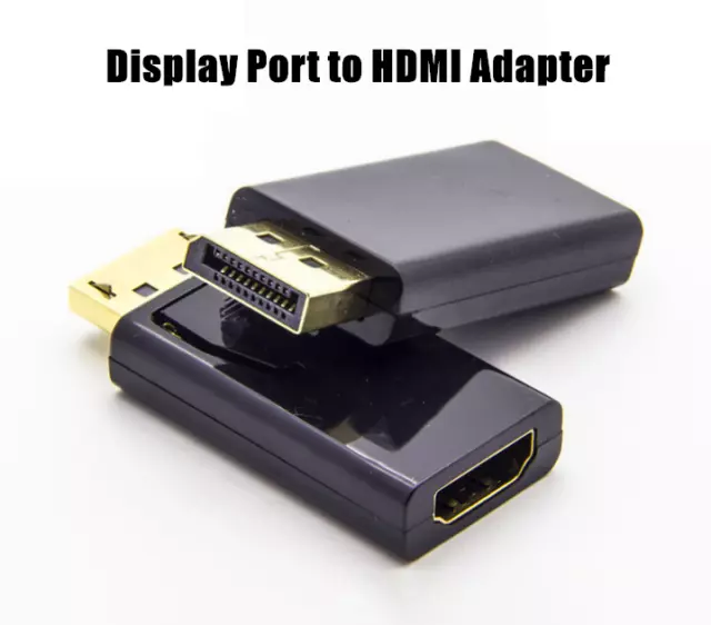 Display Port to HDMI Male Female Adapter Converter (KS60) DP to HDMI 1080P