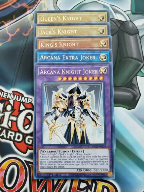 Arcana Knight Joker, Extra Joker, King's, Queen's, Jack's Knight. LP. Rare. KICO