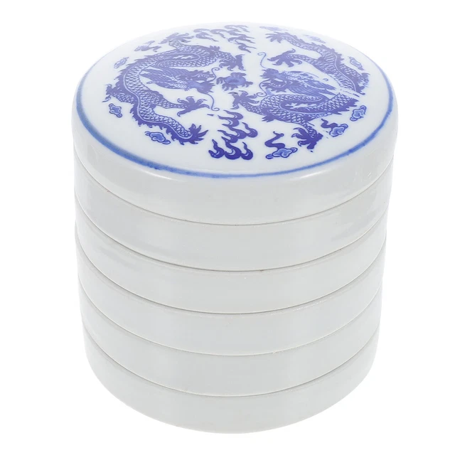 Vassoio con coperchio colore ceramica tavolozza vassoio di ceramica piastra d'inchiostro