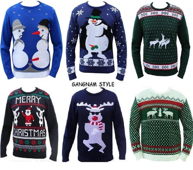Donna Uomo Natale Felpa Maleducato Divertente Pupazzo di Neve Babbo Maglia