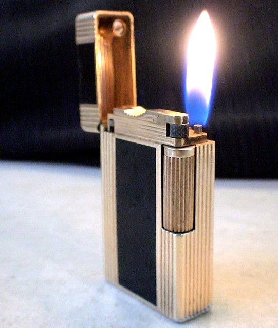 Briquet à Gaz Dupont Gatsby Gold Intersect Line 2 - Occasion Bon état - France