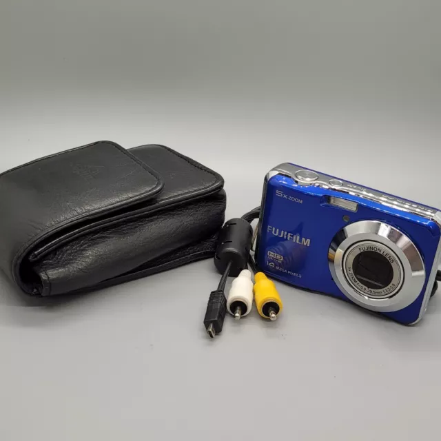 Fujifilm FinePix AX510 14.0MP Compact Digital Camera Blue Tested