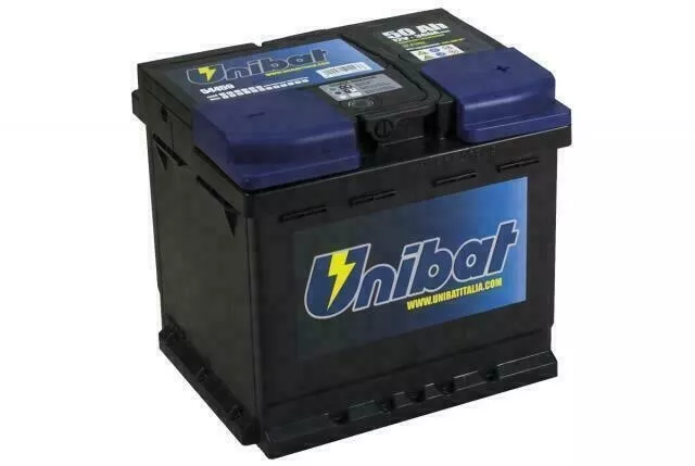 Batterie Unibat Voiture 50AH 12V Pour Alfa 146 1.3 - 145 1.3 Ford Fiesta 1.2