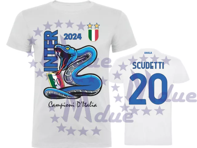 maglia celebrativa vittoria scudetto 2023/2024 inter seconda stella serie a