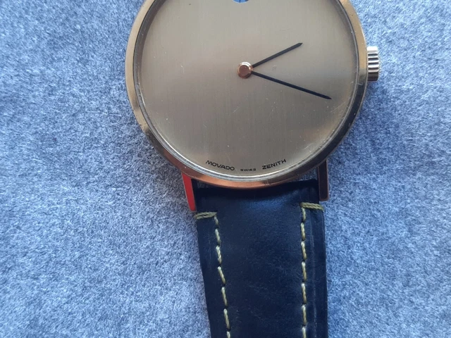 ZENITH-MOVADO MUSEUM 20.0040.366 QUADRANTE DORATO; MANUALE Zenith 2572. 35 mm.  3