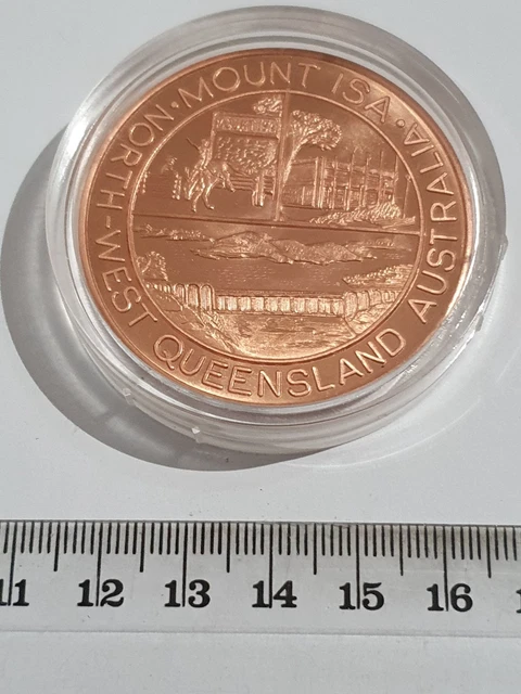 TOURIST DOLLAR :- 1982 Mount Isa Queensland Sterling Silver