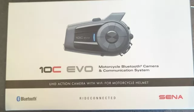 Sena 10CEVO Bluetooth Intercom and 4k Camera System