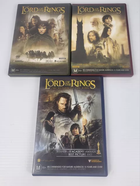  Lord of the Rings Complete Trilogy DVD Collection with