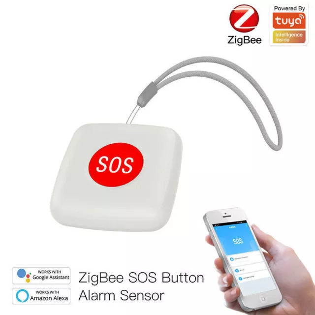 SOS-Notfall-Tastensensor-App-Steuerung für Tuya ZigBee Wireless Gateway Hub