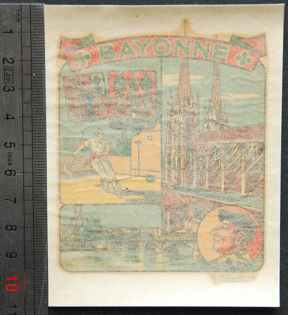 décalcomanie transfert à l' eau vintage