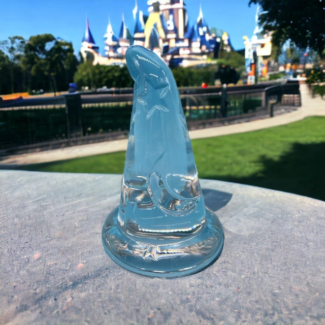 WALT DISNEY SORCERER Apprentice Hat Waterford Crystal Paper Weight 99.