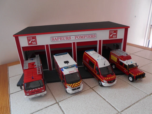 Caserne De Pompier Miniature 1 43