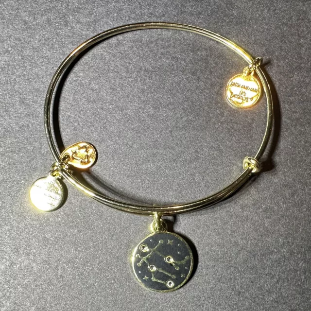 Gemini Constellation Zodiac Sign Bangle Bracelet