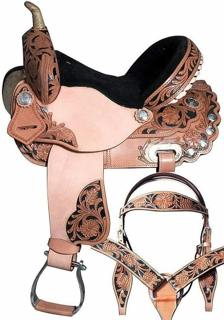 Tachuela de silla de montar de caballo para adultos Western Pleasure Trail...
