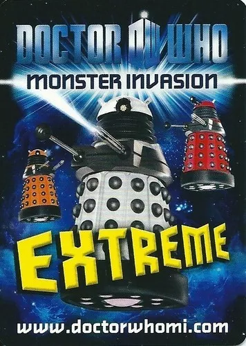 Doctor Who Monster Invasion Extreme RARE OR SUPER RARE FOILS...CHOOSE