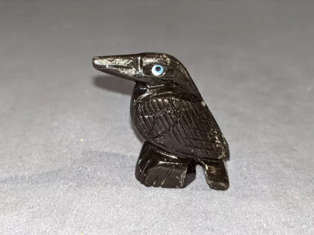 Hand Carved Small Bird Stone Figure (PL190)