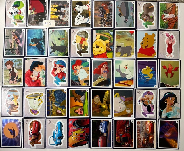 REWE DISNEY 100 Jahre 2023 Sammelsticker 40 Sticker Glitzer ...