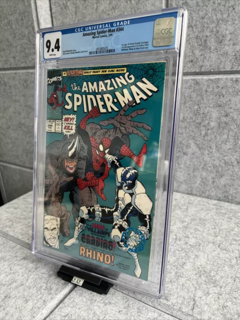 amazing spider-man #344 1991 CGC 9.4 2