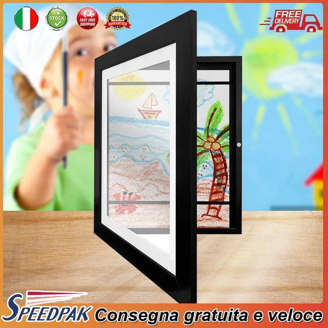A6 Frame Easy Change 5.9x4.3 Inner Frame for Kids Drawings Artworks Art Projects