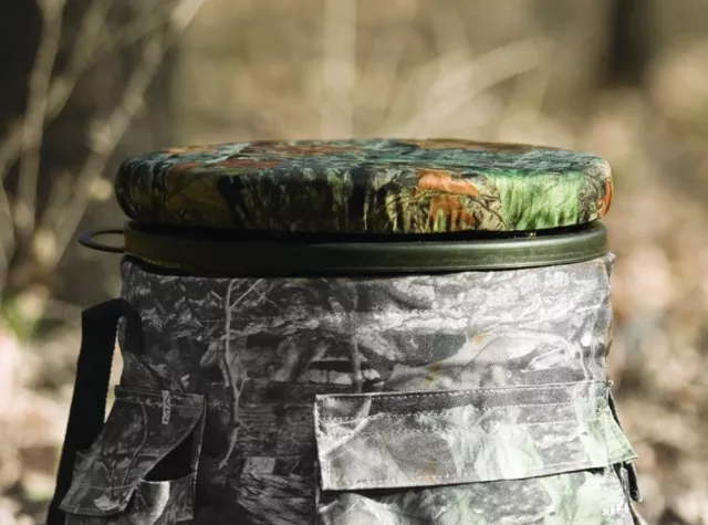 Muddy 5-gallon Bucket Swivel Top Seat Camo GS0205