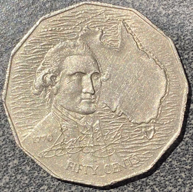 🌟LIMITED EDITION 50 Cent Coin 1970 Captain Australian 50c Coins Special ☄️☀️Aus 35.10 PicClick AU