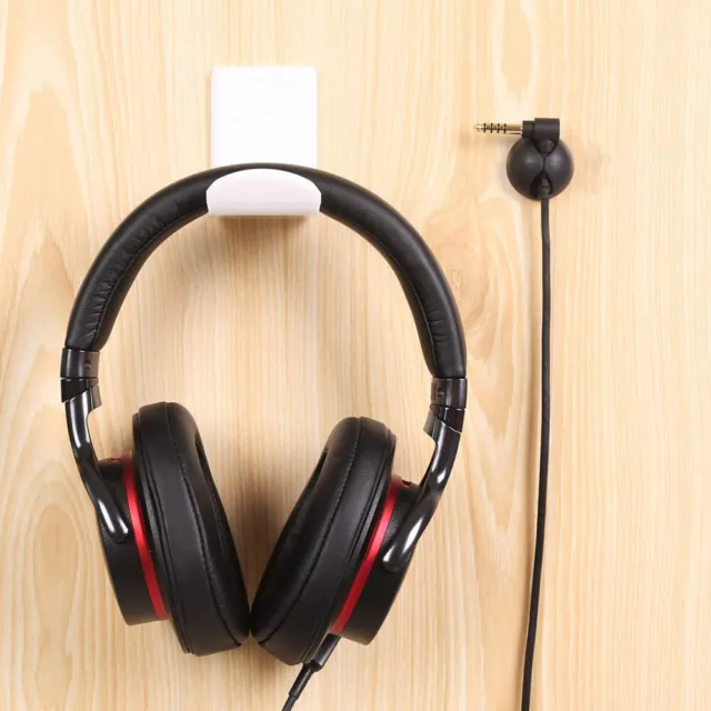 8 juegos de auriculares para computadora con soporte de escritorio accesorios para escritura