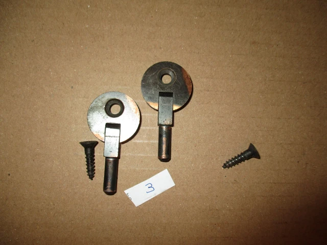 Bisagras, tornillos de gabinete vintage para máquina de coser Singer 3