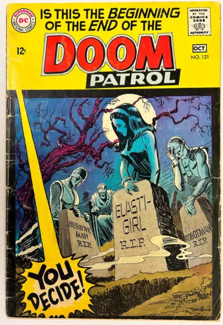 DC 1968 DOOM PATROL GD/VG Death of D.P.+ Showcase 94 1977 FN+ and 6 bonus books 