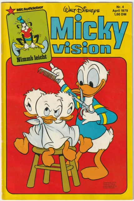 ✪ MICKYVISION #04/1979 ohne Beilage, Ehapa COMIC-HEFT Z1- *Walt Disney