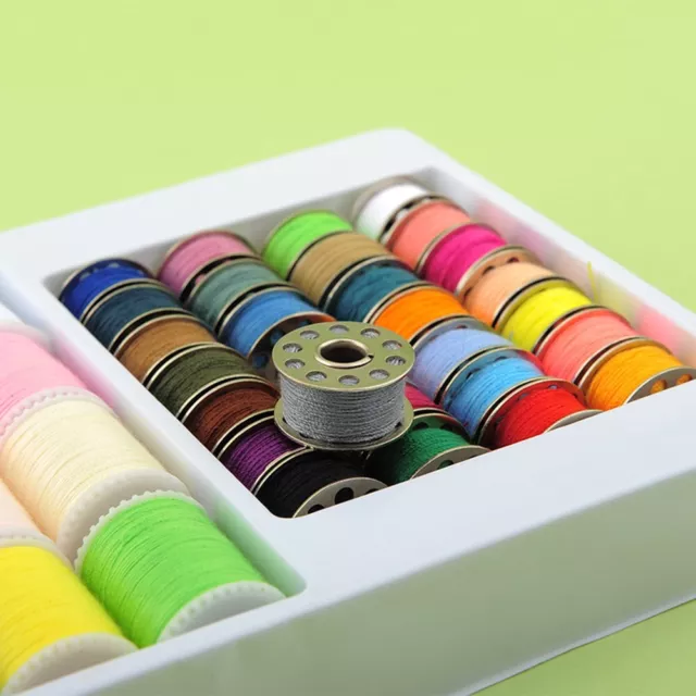 Organizador de almacenamiento juego de hilo de coser profesionales afectados para hacer uno mismo viaje bobina