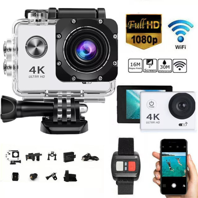 1080P WiFi 4K HD Action Sport Waterproof Camera 20MP Recorder Camcorder DVR DV 3