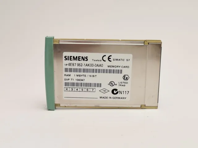 Simatic S7, Ram Memory Card 6Es7952-1Ak00-0Aa0 / #D A03I 0703