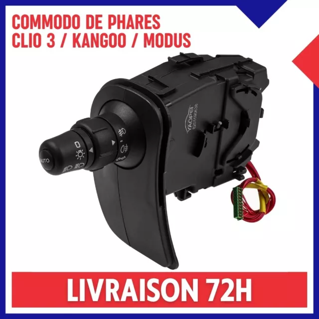 COMMODO PHARE RENAULT CLIO 3 PHASE 1 255405605R EUR 30,00 - PicClick FR