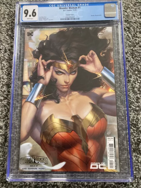 Wonder Woman #1 - Cgc 9.6 - Stanley "Artgerm" Lau Variant Cover ( Nov 2023 ) Dc