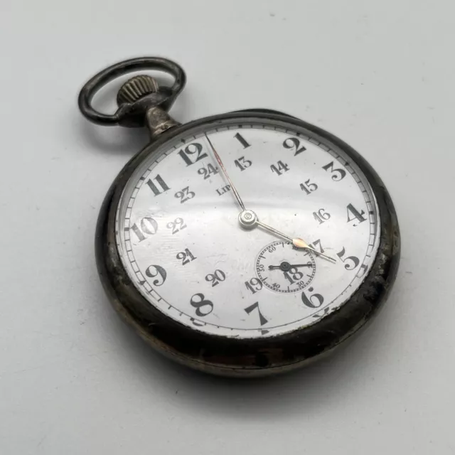 Montre Chronomètre Gousset Lip Savonnette Ancienne Homme Argent Massif 1900