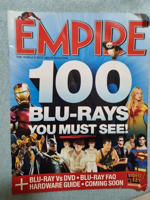 EMPIRE MOVIE MAGAZINE 2009 100 Blu-Rays You Must See Video Ezy - Main Image