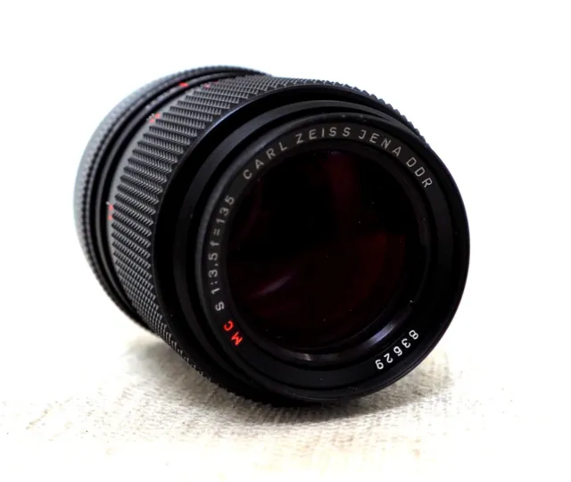Carl Zeiss Jena Sonnar 135mm 3.5 Telephoto Portrait Lens for M42 fit