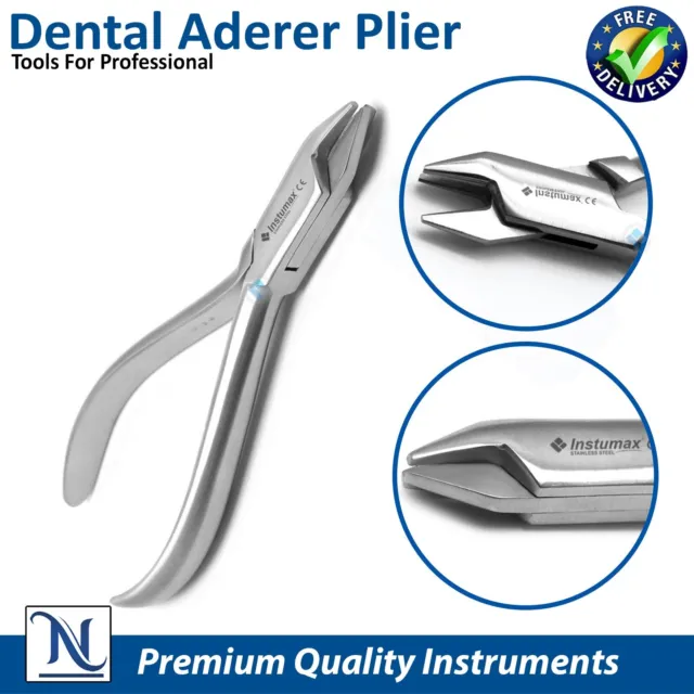 Orthodontic Aderer Plier Three Prong Dental Wire Bending Pliers Triple Beak Lab