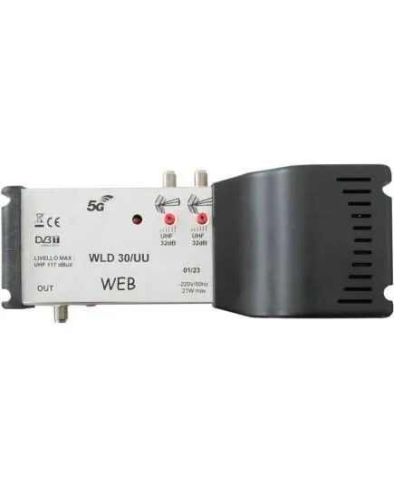 Centrale DTT multi-ingresso sottotetto WLD30/UU con filtro LTE/5G