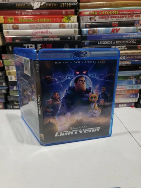Disney Pixar Lightyear Blu Ray + Dvd 2 Disc Set 🇺🇲 Buy 2 Get 1 Free 🌎