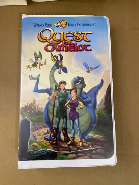 warner-bros-family-entertainment-quest-for-camelot-vhs-6-46-picclick-uk