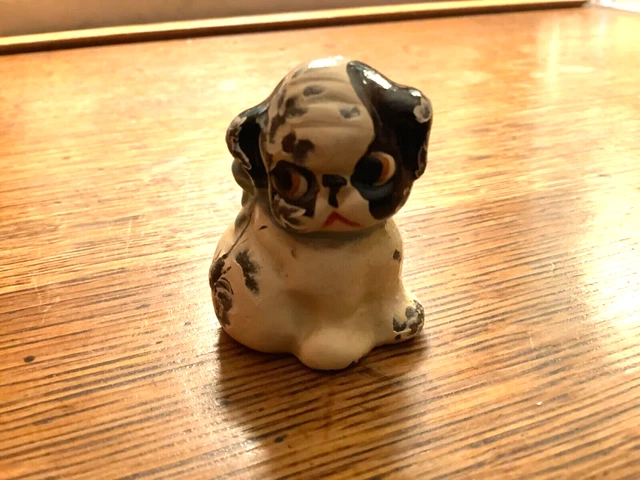 Vintage Hubley Paperweight Puppo Grace Drayton Designed Pup Pug Dog Bee On Butt