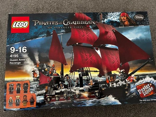 LEGO PIRATES OF the Caribbean Disney 4195 - Queen Anne's Revenge - New ...