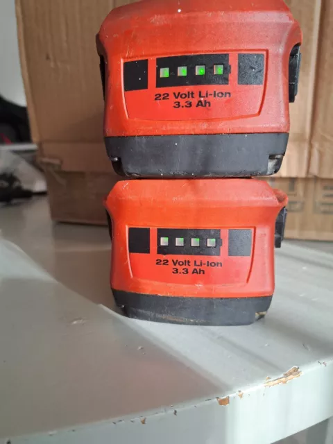 Batteries Hilti B22 3.3ah