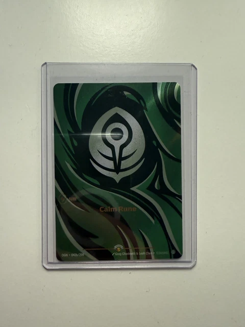 RIFTBOUND: LEAGUE OF Legends Origins English Ver. Calm Rune 042b [Promo ...